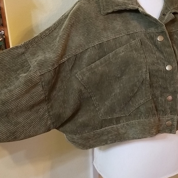Favlux Fashion Olive Green Corduroy 